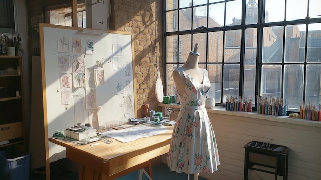 Interior atelier broderie